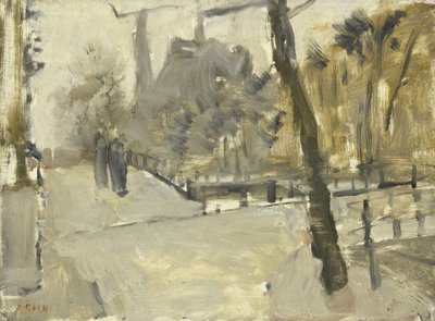 Leidsegracht, Amsterdam tekijältä George Hendrik Breitner