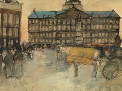 Amsterdamin kaupungintalo tekijältä George Hendrik Breitner