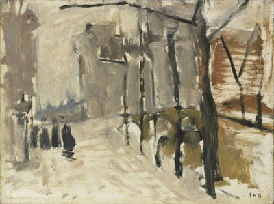 Näkymä Haagissa (?) tekijältä George Hendrik Breitner