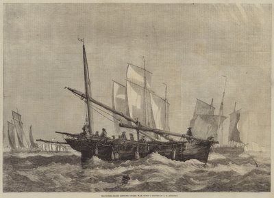 Makrilli-veneet menossa tekijältä George Henry Andrews