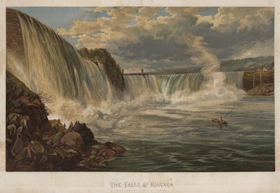 Niagaran putoukset (chromolitho) tekijältä George Henry Andrews