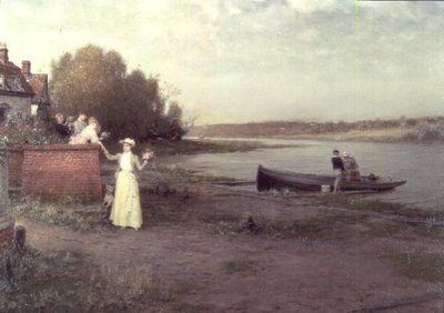 Muutama iloinen jäähyväinen, 1890 tekijältä George Henry Boughton