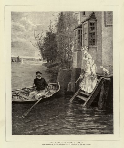 Lautta, hyvä hinta tekijältä George Henry Boughton