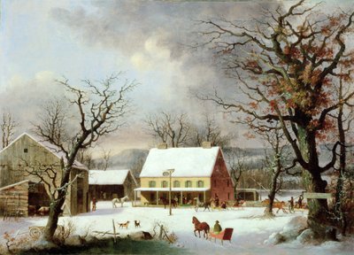 Seitsemän mailia Farmingtoniin, n. 1853 tekijältä George Henry Durrie