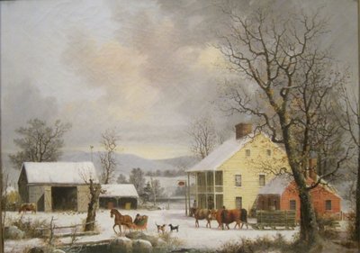Talvi maalla (1857) tekijältä George Henry Durrie