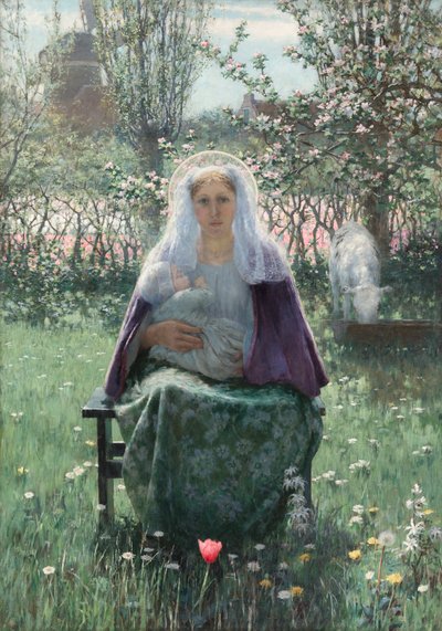 Siunattu äiti, 1892. tekijältä George Hitchcock