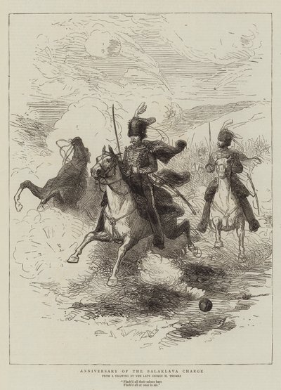 Balaklava-latauksen vuosipäivä tekijältä George Housman Thomas