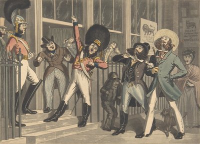 Rival Whiskers, n. 1824. Tekijät: George Hunt, Theodore Lane. tekijältä George Hunt, Theodore Lane