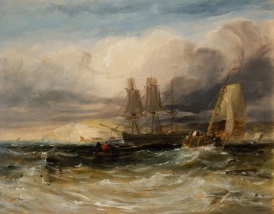 Thamesilla - Tilburyn linnoitus, 1840. tekijältä George Hyde Chambers