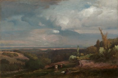 Lähestymässä myrskyä Alban Hillsiltä tekijältä George Inness