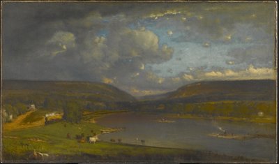 Delawarejoella tekijältä George Inness