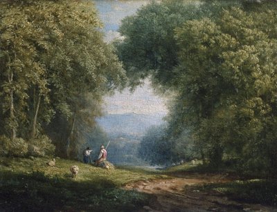 Maaseutunäkymä tekijältä George Inness