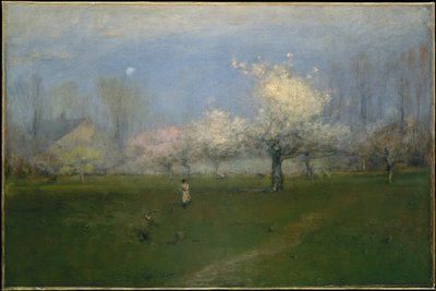 Kevään kukat, Montclair, New Jersey tekijältä George Inness