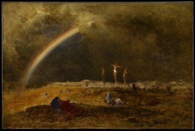 Voitto Golgatalla tekijältä George Inness