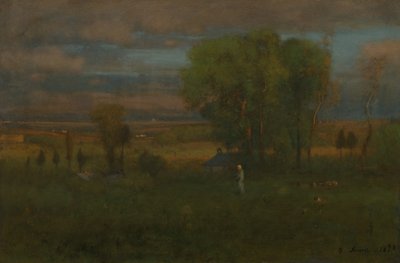 Hämärä Italiassa tekijältä George Inness