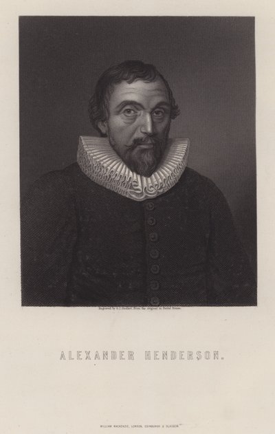 Alexander Henderson, skotlantilainen teologi tekijältä George J. Stodart