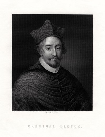 Kardinaali David Beaton, c1494-1546, skotlantilainen kardinaali ja St Andrewsin arkkipiispa tekijältä George J. Stodart