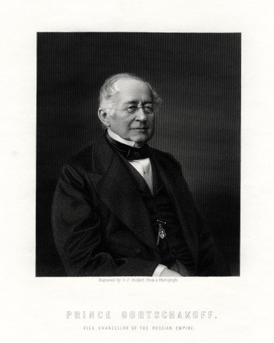 Prinssi Gorchakov, venäläinen diplomaatti, 1800-luku tekijältä George J. Stodart