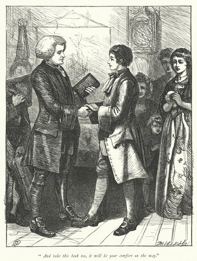 Kuvitus teokseen The Vicar of Wakefield (kaiverrus) tekijältä George John Pinwell