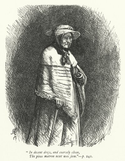 Kuvitus Threnodia Augustalisille (kaiverrus) tekijältä George John Pinwell
