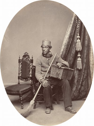 Miehen muotokuva [recto], n. 1862-1864. tekijältä George K Warren