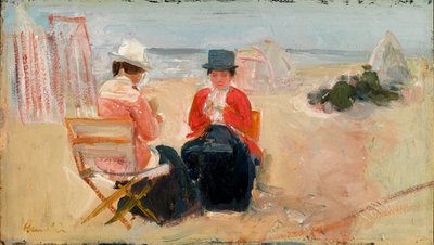 The Red Jacket, n. 1910-1914 (öljy myllylevylle) tekijältä George Leslie Hunter