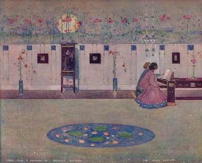 Valkoinen buduaari, c1905 tekijältä George Logan