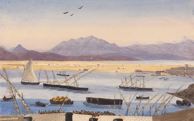Osa Gibraltarin lahtea, Espanjan linjoja tekijältä George Lothian Hall