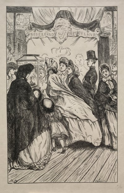 Jalokivet - Suuressa näyttelyssä, 1862. tekijältä George Louis Palmella Busson Du Maurier