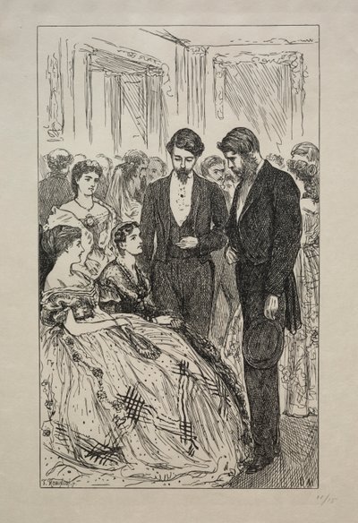 Paljon melua tyhjästä, 1866. tekijältä George Louis Palmella Busson Du Maurier