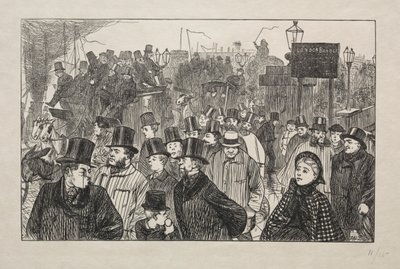 Live Stream London Bridgellä - sillalla tekijältä George Louis Palmella Busson Du Maurier