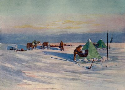 Hiljainen ilta rajalla, c1908, 1909 tekijältä George Marston