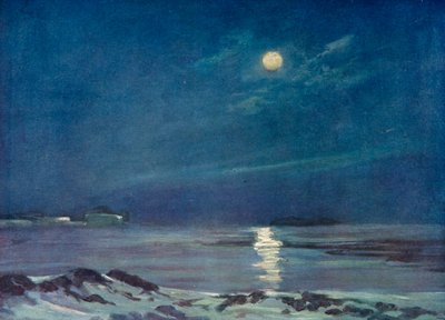 Täysikuu talvella, c1908, 1909 tekijältä George Marston