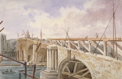 Blackfriars Bridgen purkutyöt 1864 tekijältä George Maund