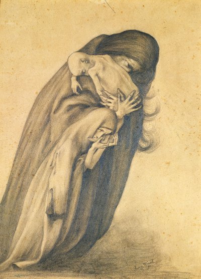 Sureva äiti, 1890 tekijältä George Minne Baron
