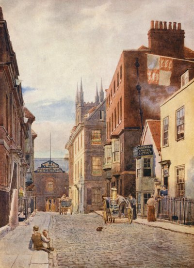 Church Street, etelään päin (värilitro). tekijältä George Moore Henton