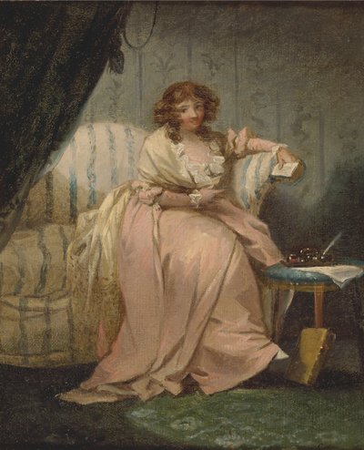 Nainen nimeltä Anne, taiteilijan vaimo tekijältä George Morland