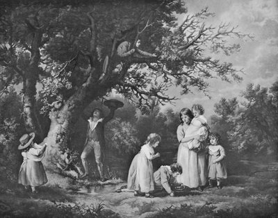 Lapset lintupesät, 1789, 1912 tekijältä George Morland