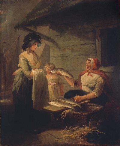 Fishwife, 1780-luvun loppu. tekijältä George Morland
