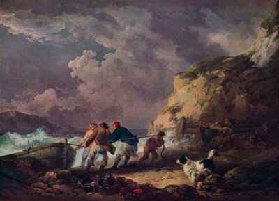 Merenranta: Kalastajat veneessä, 1791. tekijältä George Morland