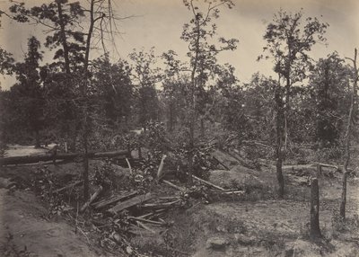 Battle Field of Atlanta, Georgia, 22. heinäkuuta 1864 nro 1, 1860s. tekijältä George N. Barnard