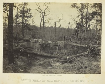 Battle Field of New Hope Church, GA, nro 2, 1866. tekijältä George N. Barnard