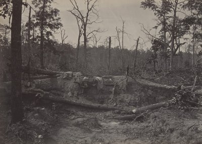 Battle Field of New Hope -kirkko, Georgia nro 2, 1860-luku. tekijältä George N. Barnard