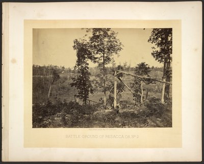 Resaccan taistelutanner, Ga. Nro 2 tekijältä George N. Barnard