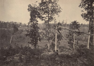 Resaccan taistelukenttä, Georgia nro 2, 1860-luku. tekijältä George N. Barnard