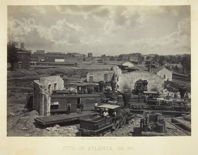 City of Atlanta, GA, nro 1, 1866. tekijältä George N. Barnard