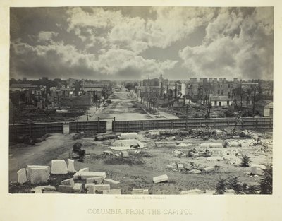 Columbia Capitolista, 1866. tekijältä George N. Barnard