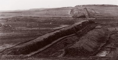 Confederate Earthworks, Centreville, Virginia, 1862. tekijältä George N. Barnard