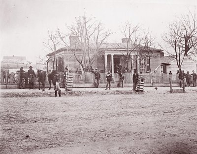 Kenraali Shermanin tai Thomasin päämaja, Chattanooga, n. 1864. tekijältä George N. Barnard