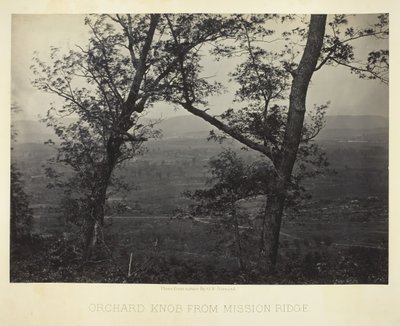 Orchard Knob Mission Ridgestä, 186466. tekijältä George N. Barnard